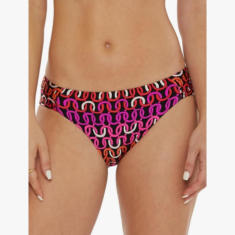 Trina Turk women’s standard Echo tab side hipster bikini bottom